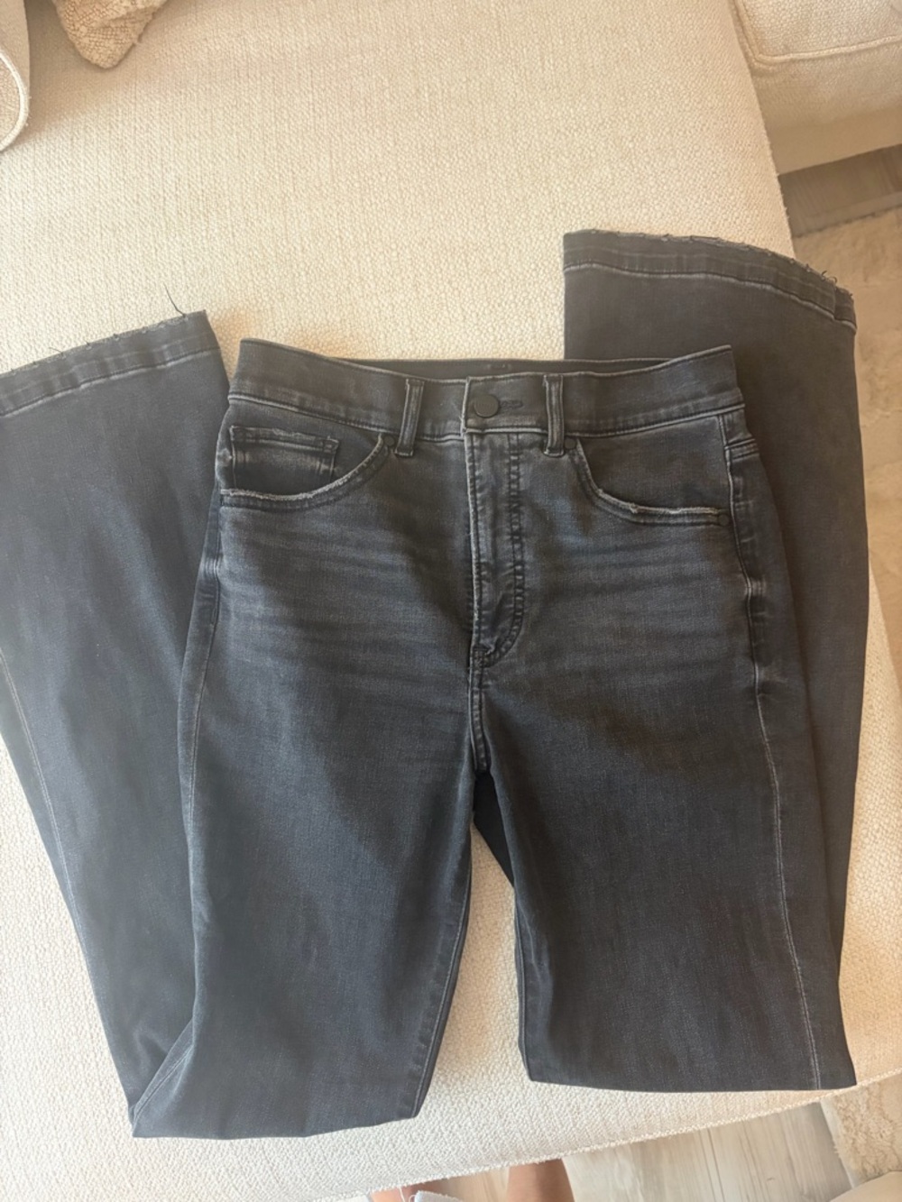 Express Black Flare Jeans - High-Rise Wide Leg